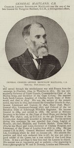 Generál Charles Lennox Brownlow Maitland, CB od English Photographer