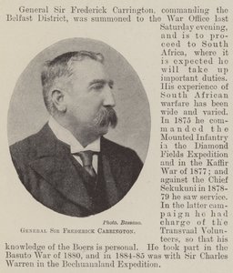 Generál Sir Frederick Carrington od English Photographer