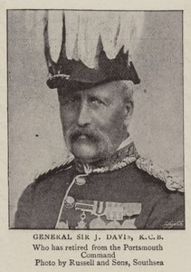 Generál Sir J Davis, KCB od English Photographer