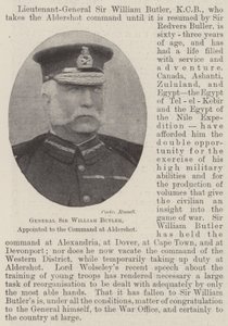 Generál sir William Butler, jmenovaný do velitelství v Aldershotu od English Photographer
