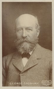 George Cadbury (1839-1922), anglický výrobce čokolády a aktivista v sociálních otázkách od English Photographer