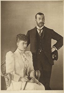 George, vévoda z Yorku, a jeho manželka, princezna Mary z Tecku