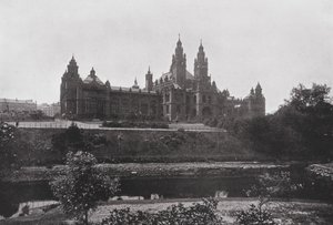 Glasgow: Galerie umění (černobílá fotografie) od English Photographer