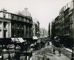 Grace Church Street, Londýn od English Photographer