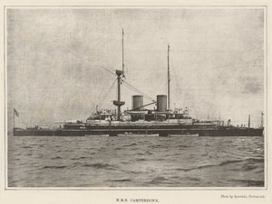 HMS Camperdown od English Photographer