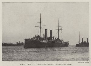 HMS Crescent, které bude velet vévoda z Yorku od English Photographer