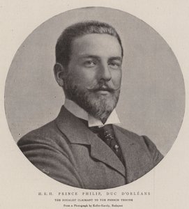 Jeho královská výsost princ Philip, vévoda dOrleans od English Photographer