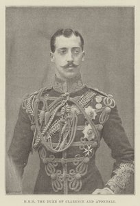 Jeho královská výsost vévoda z Clarence a Avondale od English Photographer