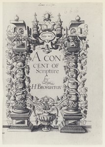 H Broughton, A Concent of Scripture, G Simson a W White 1590 (černobílá fotografie) od English Photographer
