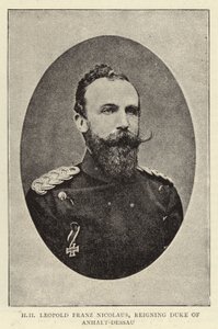 H H Leopold Franz Nicolaus, vládnoucí vévoda z Anhalt-Dessau od English Photographer