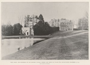 Hall Barn, sídlo sira Edwarda Lawsona, kde se 13. až 14. prosince bavil princ z Walesu od English Photographer