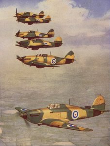 Hawker Hurricanes (barevné foto) od English Photographer