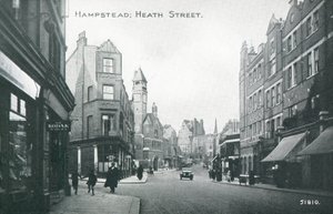 Heath Street v Hampsteadu od English Photographer