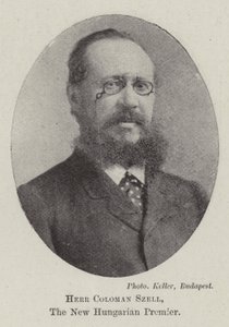 Herr Coloman Szell, nový maďarský premiér od English Photographer