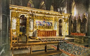 Hlavní oltář, Westminster Abbey, Londýn od English Photographer