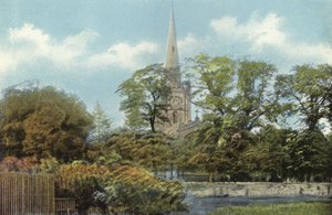 Kostel Nejsvětější Trojice, Stratford-on-Avon od English Photographer