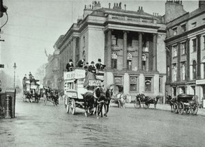 Koňské autobusy ve Waterloo Place, 1895 od English Photographer