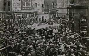 Na Petticoat Lane v Londýně v neděli ráno od English Photographer