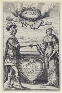 J Desmarets de Saint Sorlin, Ariana, J Haviland pro T Walkley 1636 (černobílá fotografie) od English Photographer
