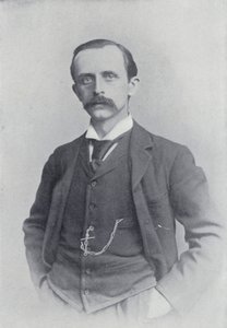 James M Barrie (černobílá fotografie) od English Photographer