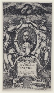Juvenal, Satyrs, Tr Sir R Stapleton, H Moseley 1647 (černobílá fotografie) od English Photographer
