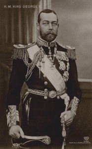 Král Jiří V. (černobílá fotografie) od English Photographer