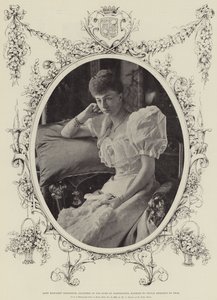 Lady Margaret Grosvenor, dcera vévody z Westminsteru, provdaná za prince Adolpha z Tecku