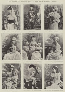 Kostýmní ples Lady Wolseleys v Royal Hospital v Dublinu