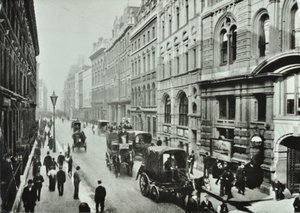 Leadenhall Street, City of London, 1895 od English Photographer