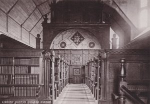 Knihovna Merton College Oxford od English Photographer