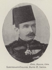 Podplukovník David F Lewis od English Photographer