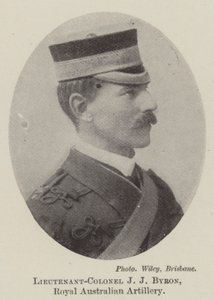 Podplukovník J J Byron, královské australské dělostřelectvo od English Photographer