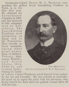 Podplukovník TM G Thackeray od English Photographer