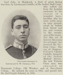 Poručík G W Costello, VC od English Photographer