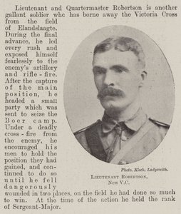 Poručík Robertson, New VC od English Photographer