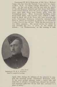 Poručík WHS Nickerson, první VC vytvořený králem od English Photographer