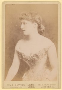 Lillie Langtry, herečka, fotografie od English Photographer