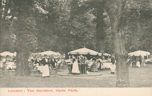 Londýn, Tea Gardens, Hyde Park od English Photographer