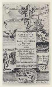 Longinus, GT pro G Webb, Oxford 1636 (černobílá fotografie) od English Photographer