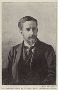 Lord George Hamilton, poslanec, předseda londýnské školní rady od English Photographer