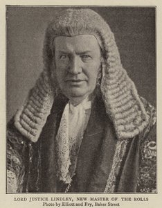 Lord Justice Lindley, nový mistr Rolls od English Photographer