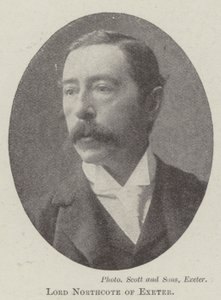 Lord Northcote z Exeteru od English Photographer