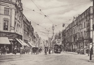 Lord Street, Liverpool (čb fotografie) od English Photographer