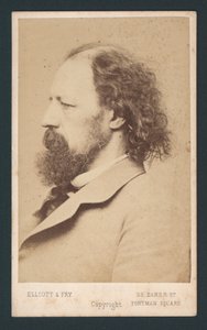 Lord Tennyson, vizitka od English Photographer