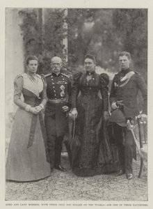 Lord a Lady Robertsovi se svým jediným synem (zabitým na Tugele) a jednou z jejich dcer od English Photographer