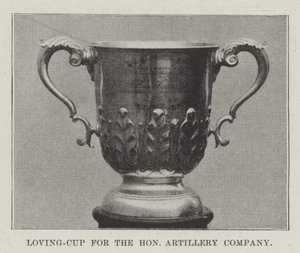 Loving-Cup for the Honorable Artillery Company od English Photographer