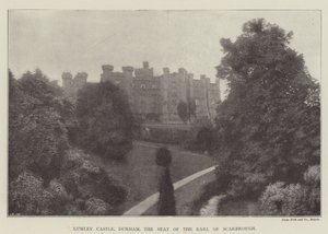 Hrad Lumley, Durham, sídlo hraběte ze Scarbrough od English Photographer