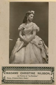 Madame Christine Nilsson jako Violetta v La Traviata od English Photographer