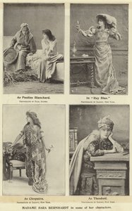 Madame Sara Bernhardt v některých jejích postavách