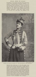 Mademoiselle de Lussan jako Maria ve filmu Dcera pluku od English Photographer